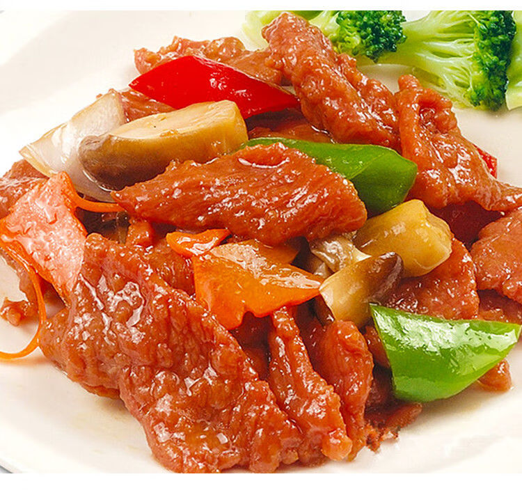 易太蚝油牛柳饭酒店餐厅商用半成品炒牛肉整箱25包耗油牛柳牛肉片昌隆