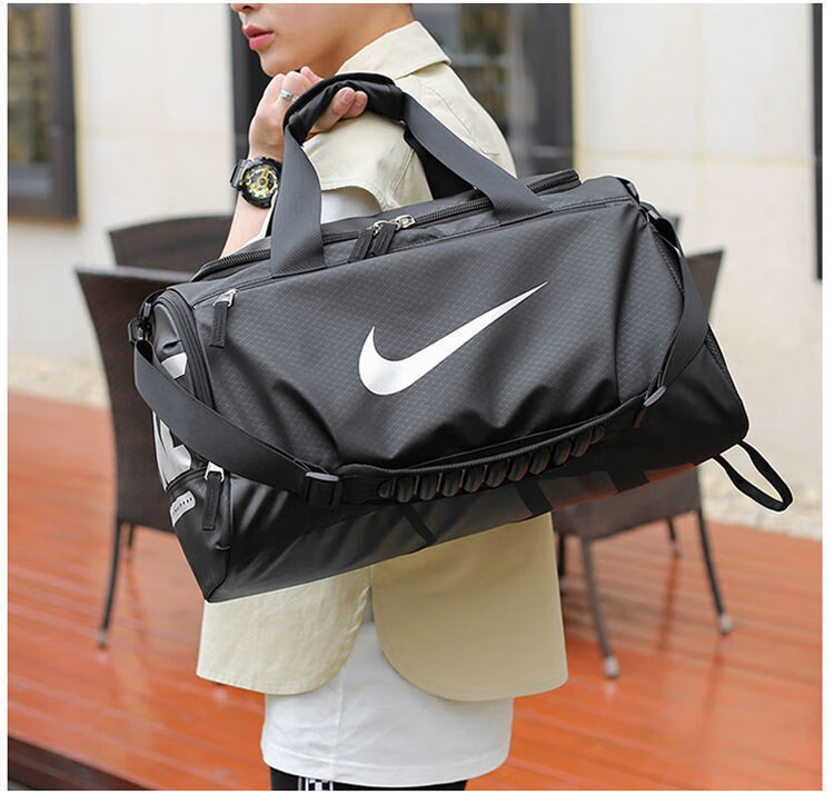 耐克(nike)健身包男大容量瑜伽包女单肩包运动斜挎旅行包行李篮球训练