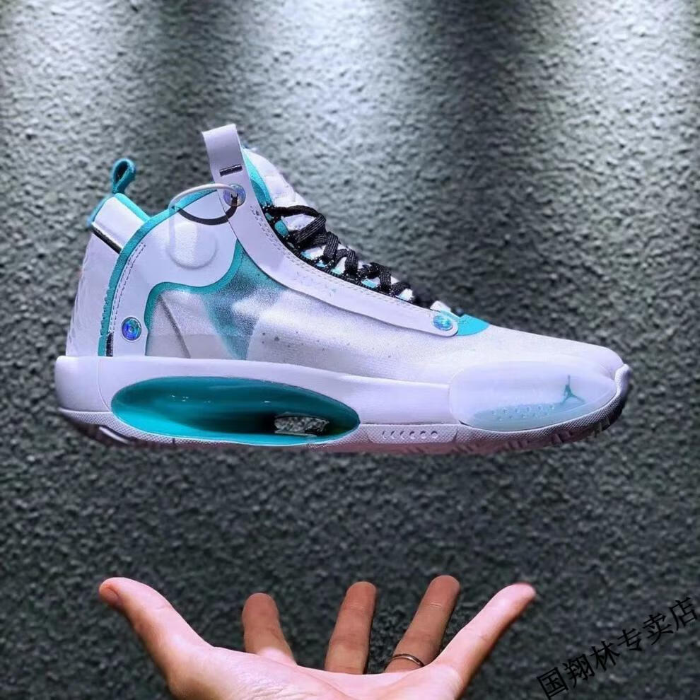 乔34代 34 郭艾伦 糖果 全 气垫实战篮球鞋 cu1548- aj34涂鸦 43