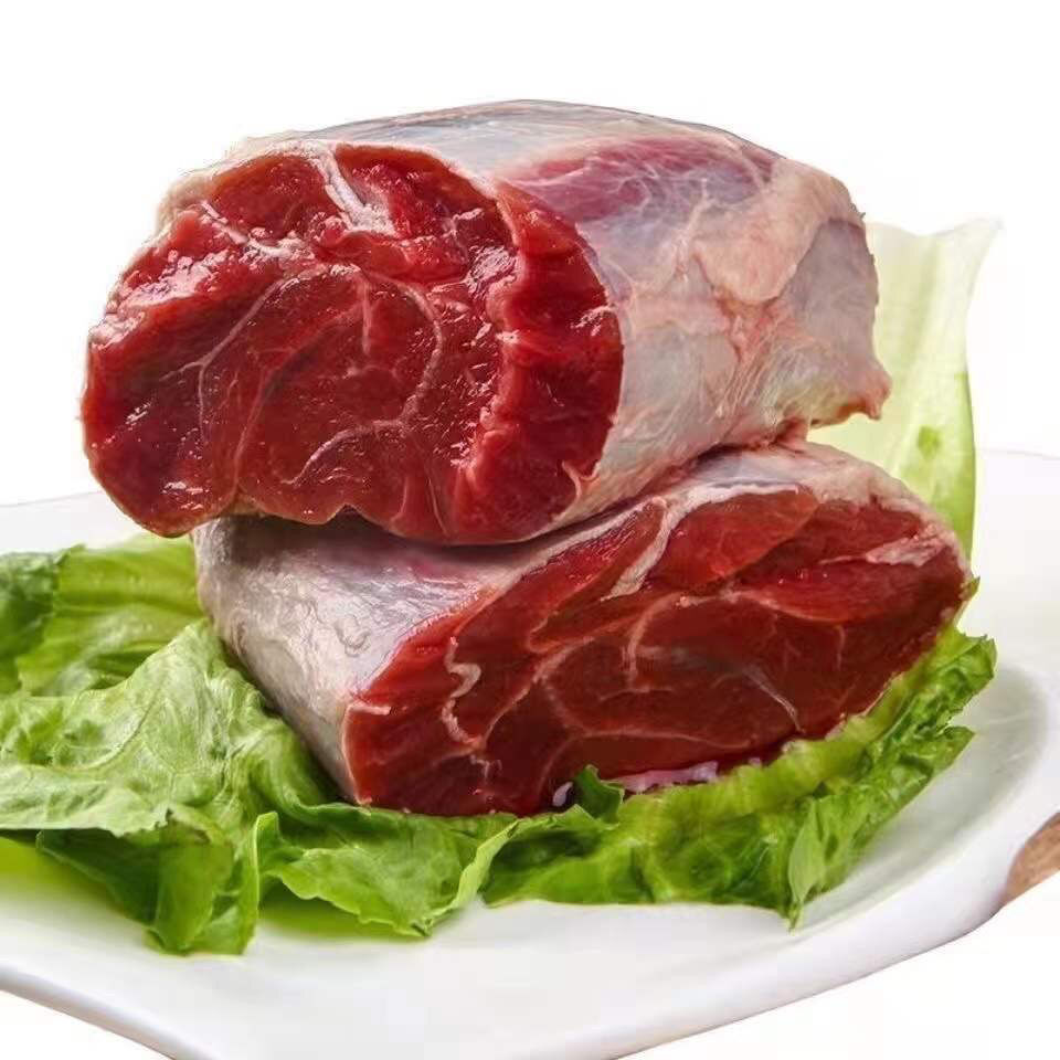 新鲜现杀牛后腿肉生牛肉新鲜冷冻批发牛腿肉散养国产牛肉3斤原切腿肉