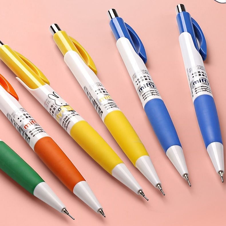 自动铅笔不断芯按动铅笔学生卡通可爱050709米菲自动笔米菲07mm送橡皮