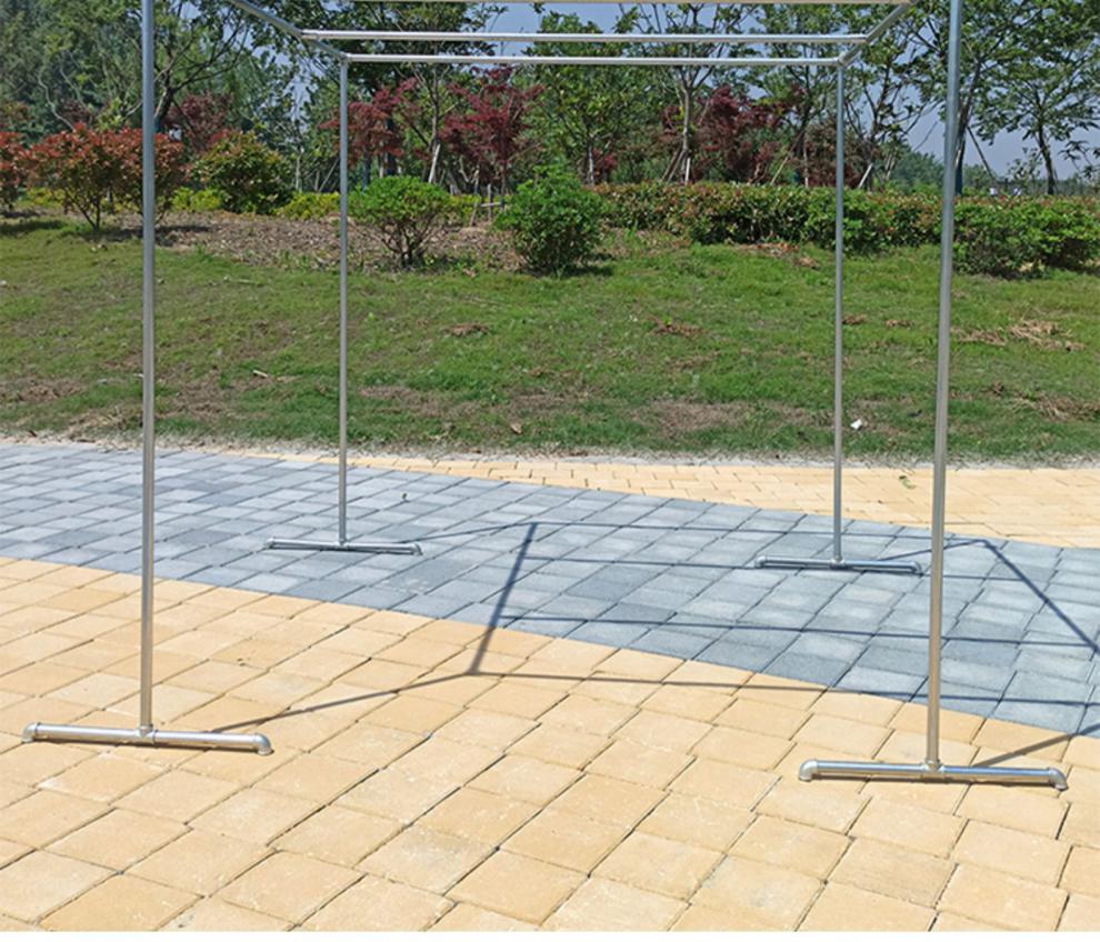 小米mi生态米家通用镀锌钢管晾衣架超46m天台宿舍户外室外晒被月子