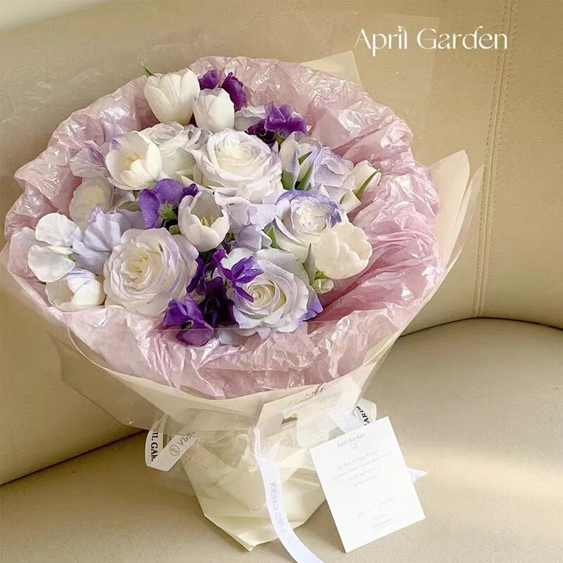 心悠ins风珠光雪梨纸加厚内衬纸花束包装纸diy材料花艺褶皱纸 珠光白