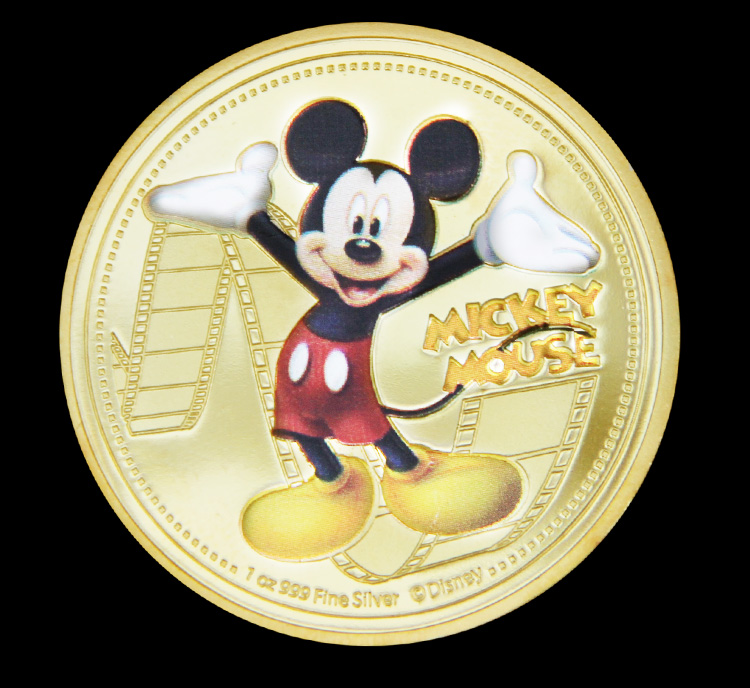 牙仙子掉牙金币新款牙仙子金币纪念章男童女童掉牙仙子鼓励钱币金币