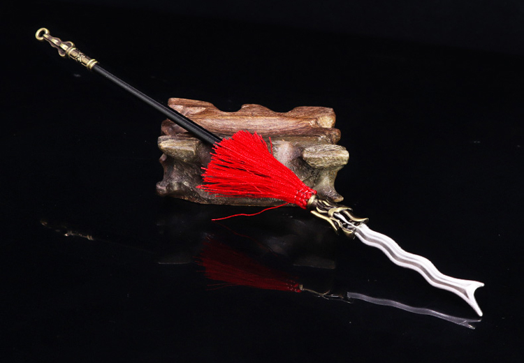 三国演义兵器经典张飞丈八蛇矛玩具武器金属模型摆件22cm智宙 22cm