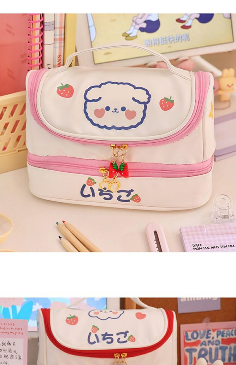 duz【抖音同款 】ins风网红少女心笔袋大容量学生初中生文具袋铅笔盒