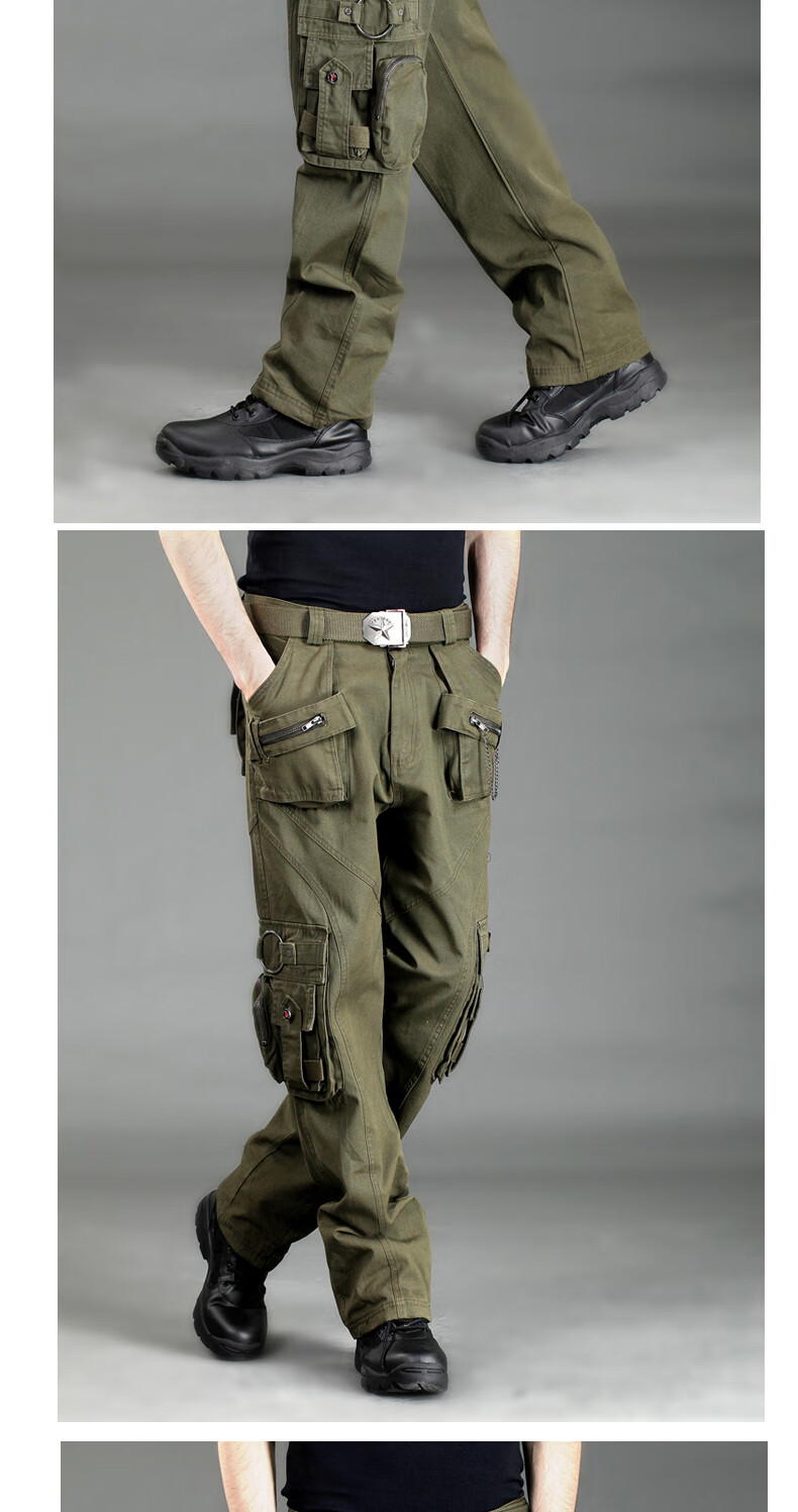 战术 暗迷 品牌: 筝宁 商品名称:户外外勤长裤野战军迷彩裤男直筒宽松