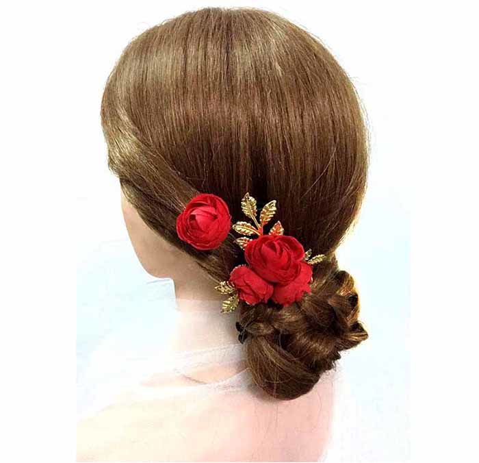 就饰好新款婆婆花头花婚礼头戴结婚妈妈饰品老式森系装饰婚纱新娘花朵