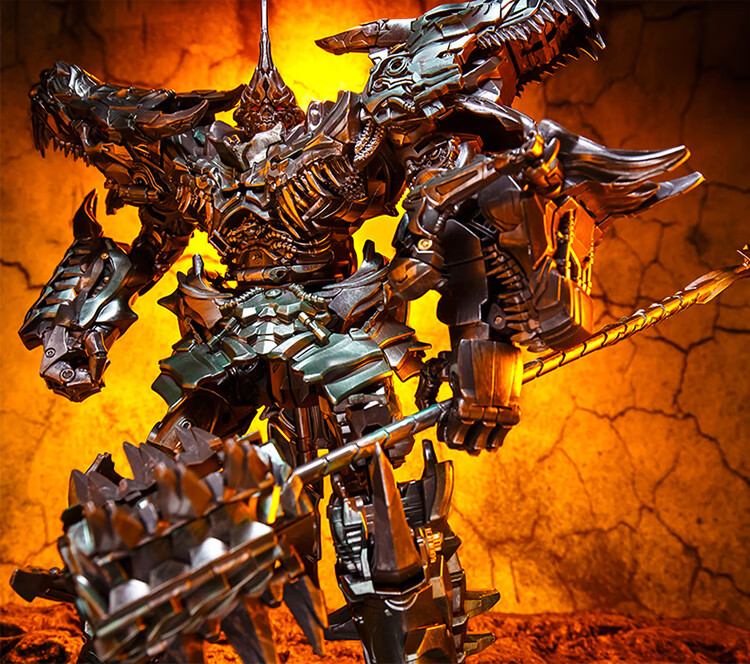 儿童变形玩具放大版合金版蔑视模型05钢索恐龙 男孩礼物 现货 bs-02破