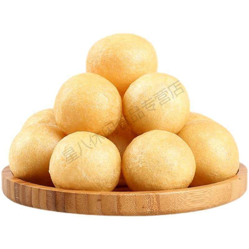 油面筋塞肉特产油面筋泡无锡面筋球火锅麻辣烫江苏油面筋大个豆泡 8个