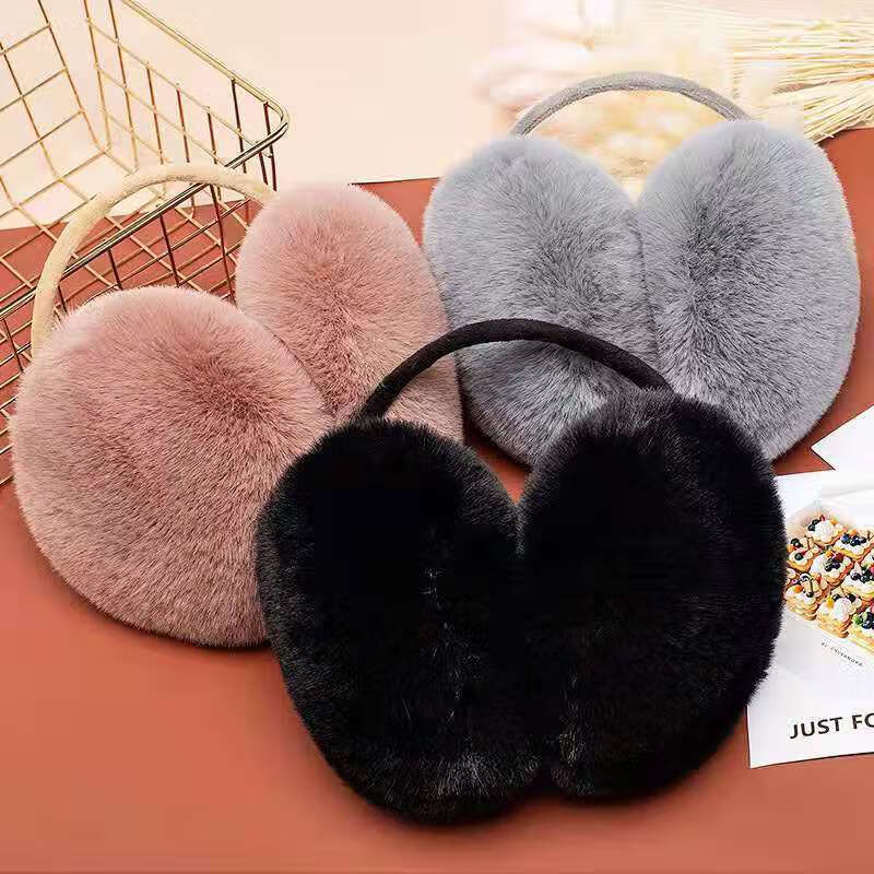 保暖毛绒耳罩冬季男女儿童通用耳套后戴式防冻加厚耳包耳暖护耳 耳罩