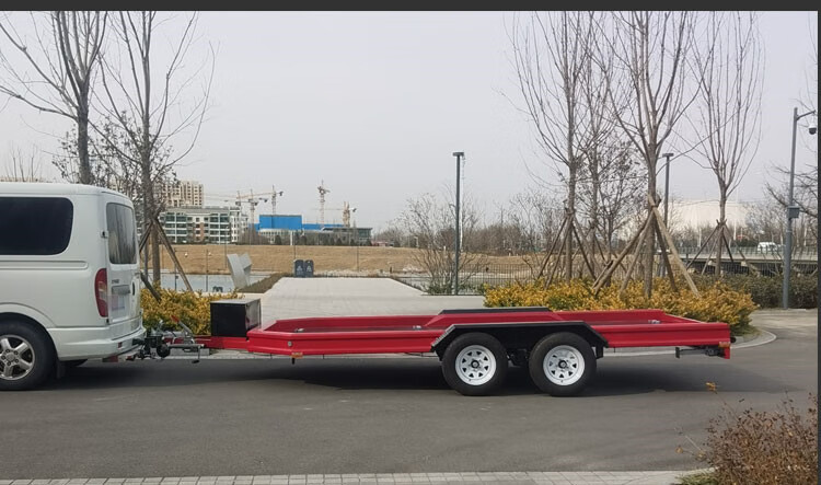 定制可上牌拖车越野汽车板车自驾游家用拖挂式小房车尾车挖机后挂车厢