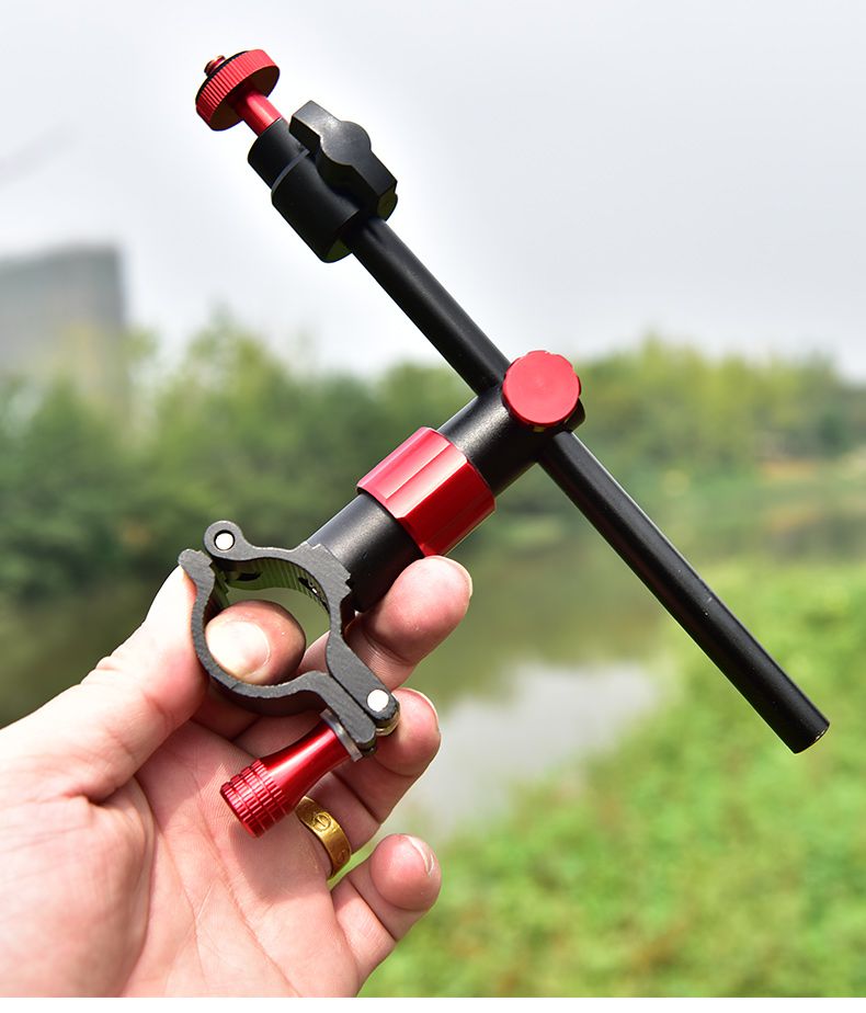 钓椅灯架夜钓灯支架万向可升降通用加粗钓鱼灯架配件渔具垂钓用品钓椅