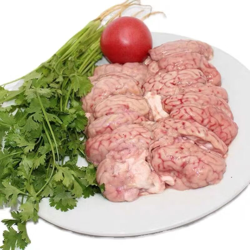 新鲜羊脑24副 整副羊脑约100-120g左右【图片 价格 品牌 报价】-径