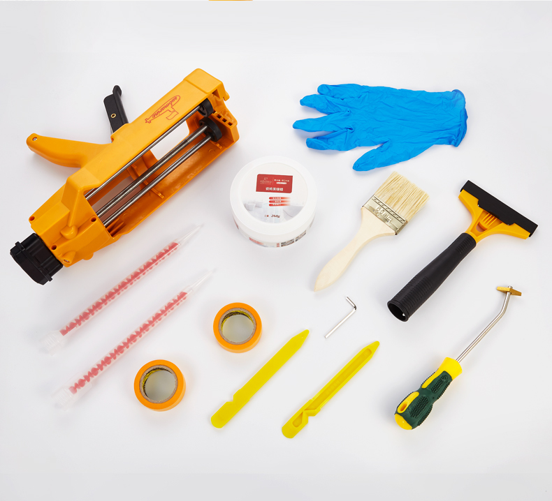 潜水艇submarine美缝胶枪工具全套双管美缝剂施工工具详情介绍为准mfg
