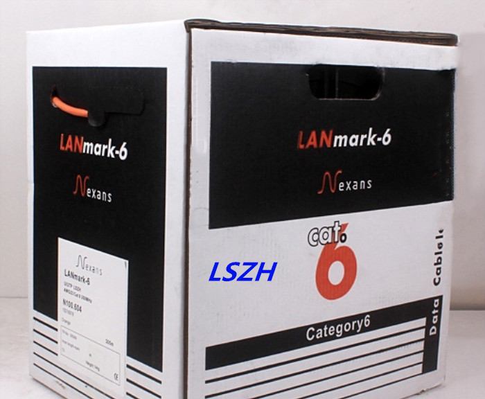 耐克森低烟无卤六类网线nexans千兆网线lszhn100604