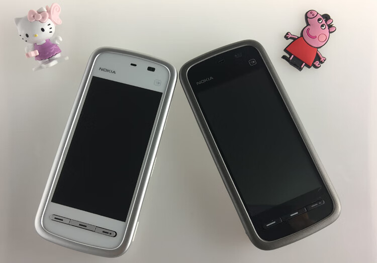 nokia诺基亚5230移动联通直板触屏手写学生手机老人5233白色移动版