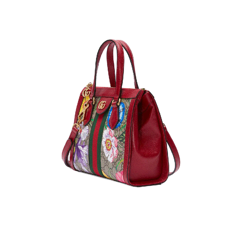 gucci古驰 女包 ophidia系列小号托特包手提包斜挎包 单肩包 礼物