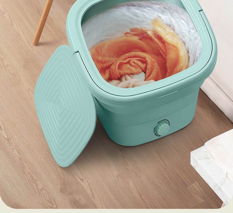 简易洗衣机折叠洗脱一体全自动小型宿舍学生迷你便携式脱水便携