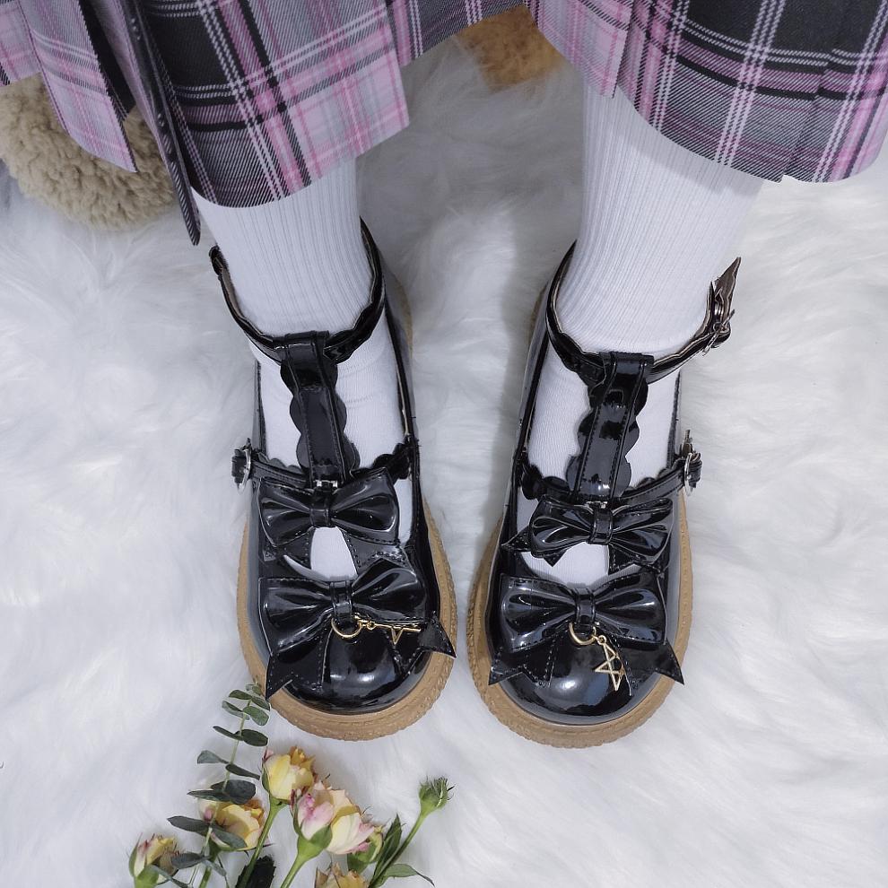 lo鞋大头娃娃现货百变许愿星原创大头lolita软妹娃娃jk小皮鞋洛丽塔