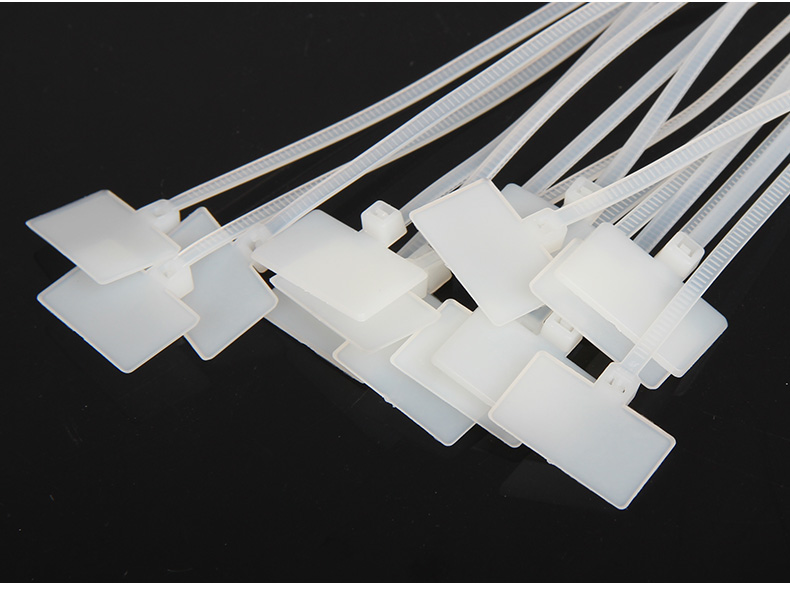 国标标牌尼龙扎带数据线记号标签扎带电线包装标识牌束线带理线带