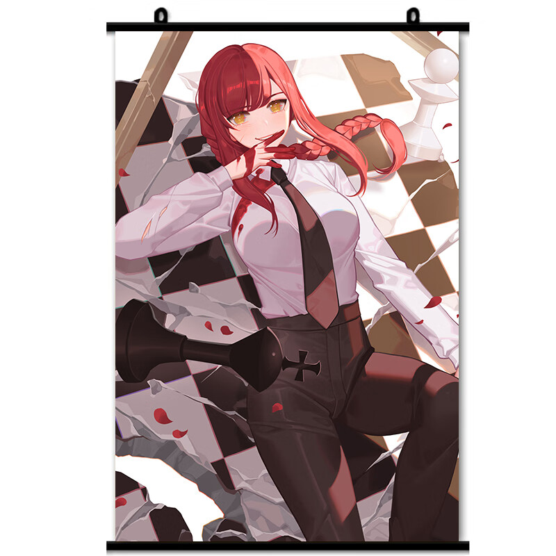 电锯人周边挂画电锯人玛奇玛电次挂画布质壁纸海报动