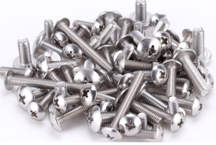 304不锈钢大扁头螺丝十字伞头扁圆头螺丝大扁头机螺钉m2m3m4m5m6m23