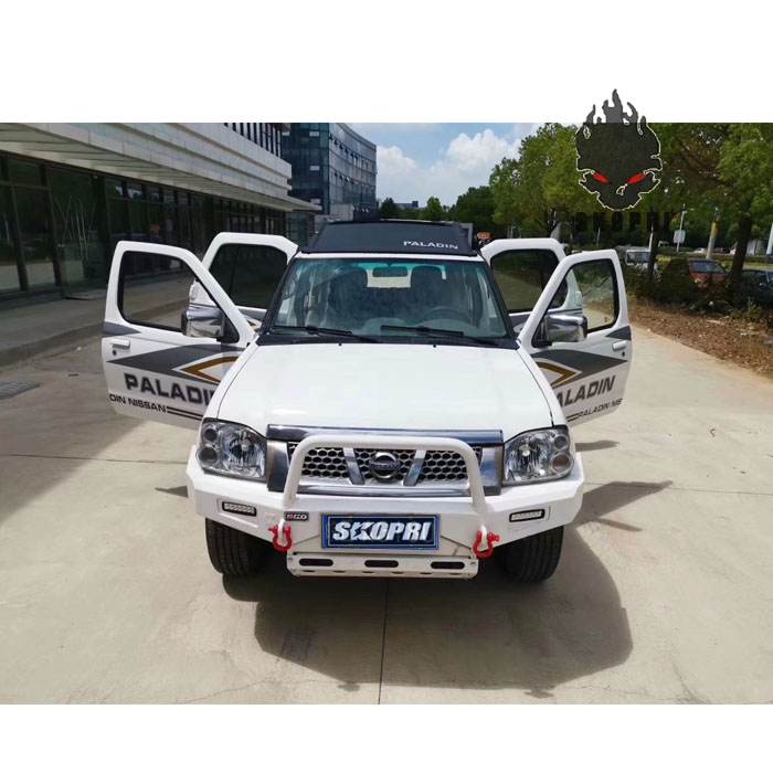 帕拉丁前杠改装 帕拉丁前杠 竞技杠 前护杠 前保险杠 带绞盘托架 铝镁