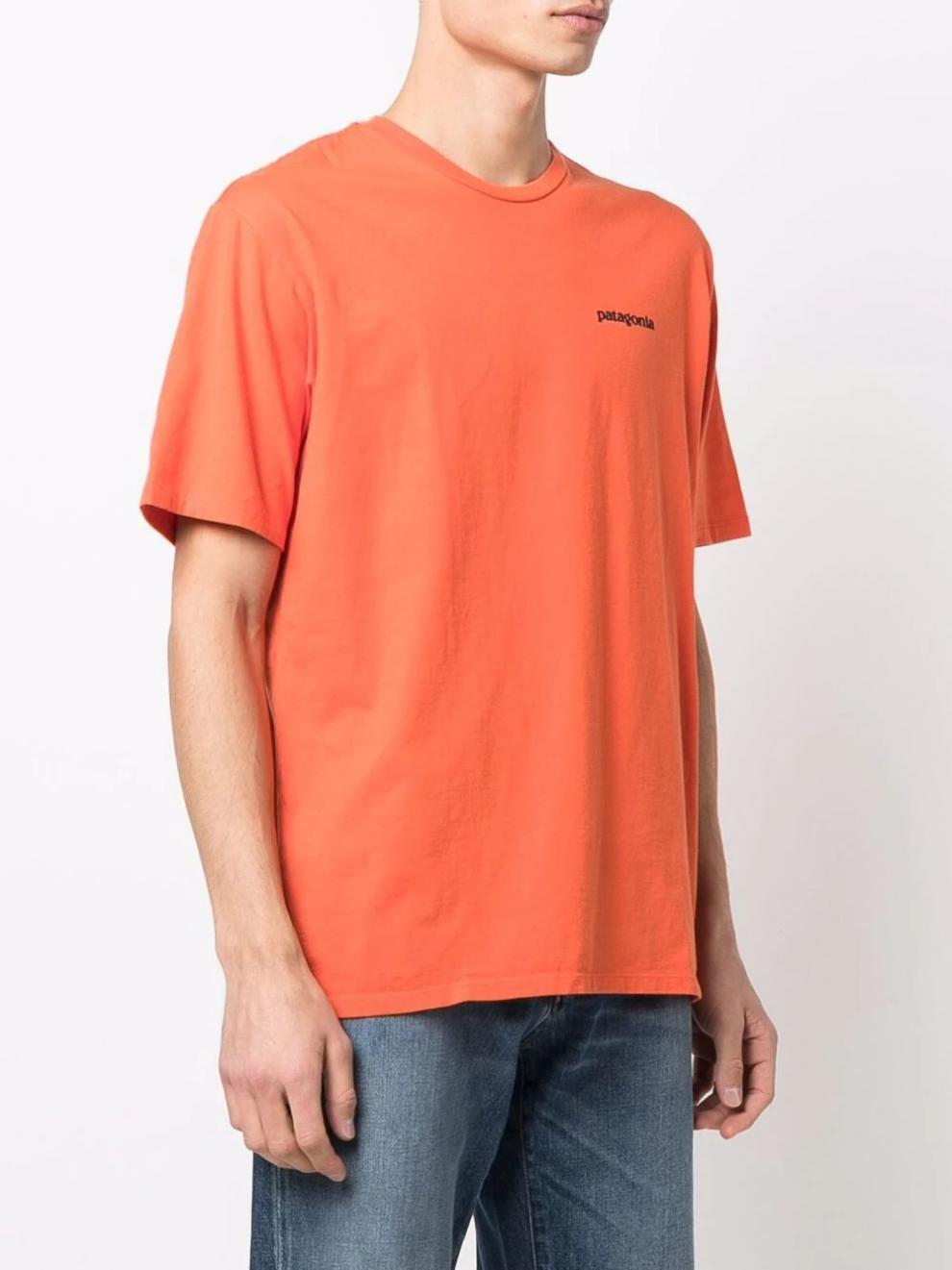 patagonia巴塔哥尼亚t恤短袖夏季 男女款 多国语言世界和平 褐色cloo