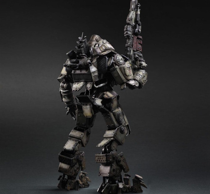 万代(bandai)pa改泰坦陨落阿特拉斯超可动手 游戏周边模型摆件玩具