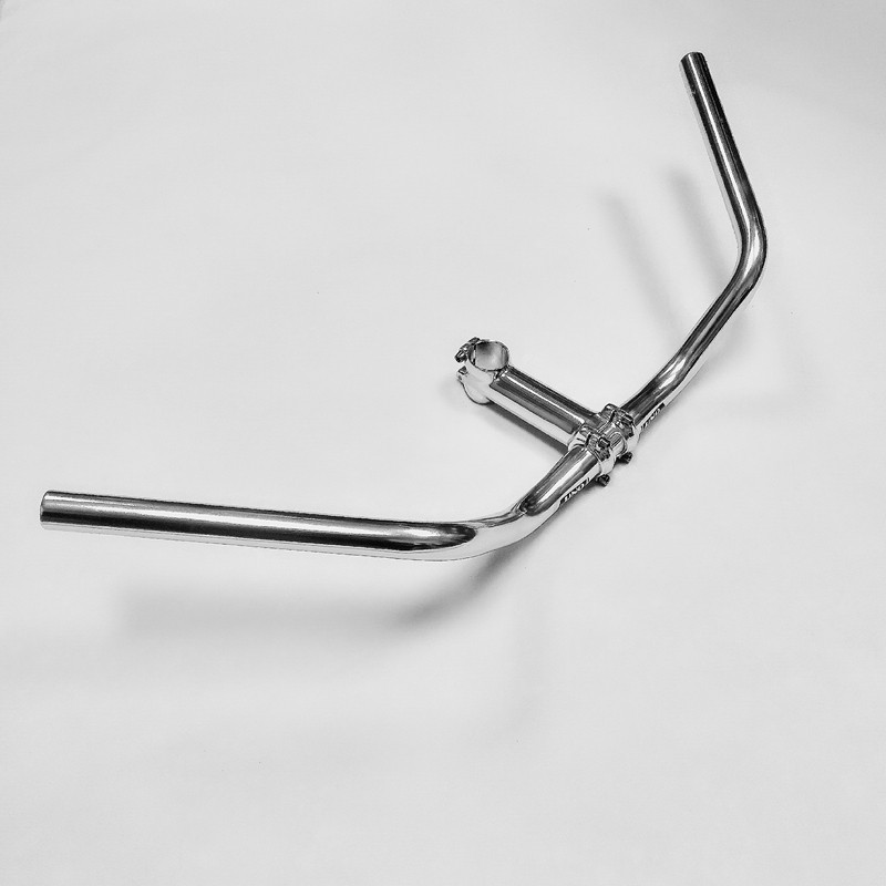 山地车自行车弯把 单车休闲复古把横 车把燕把m把25点4/31点8mm 弯把