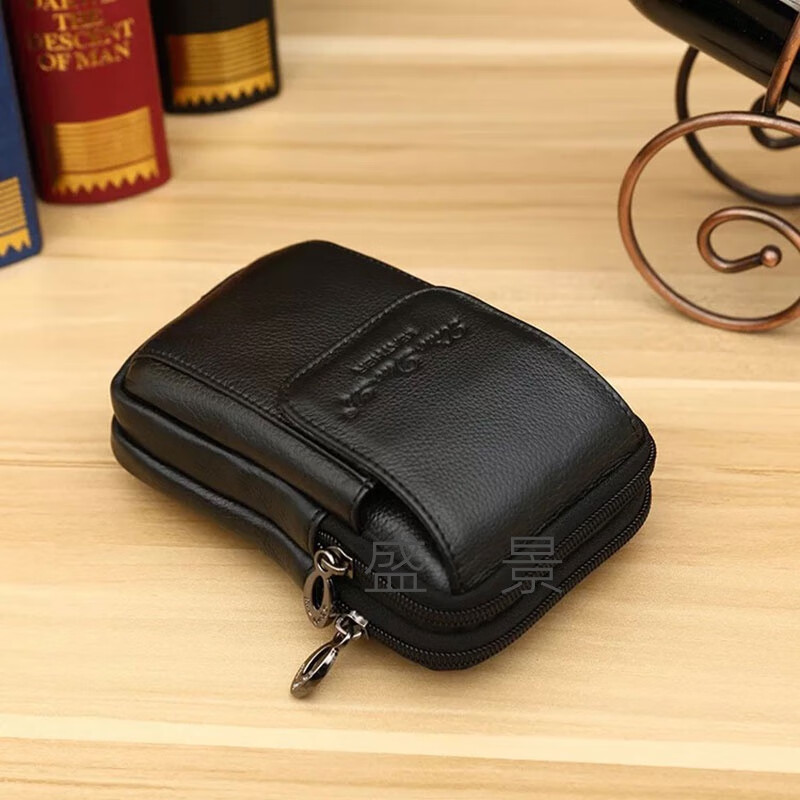 手机腰包男工地手机包工地男士手机包真皮套腰间挂腰包牛皮腰带手机套