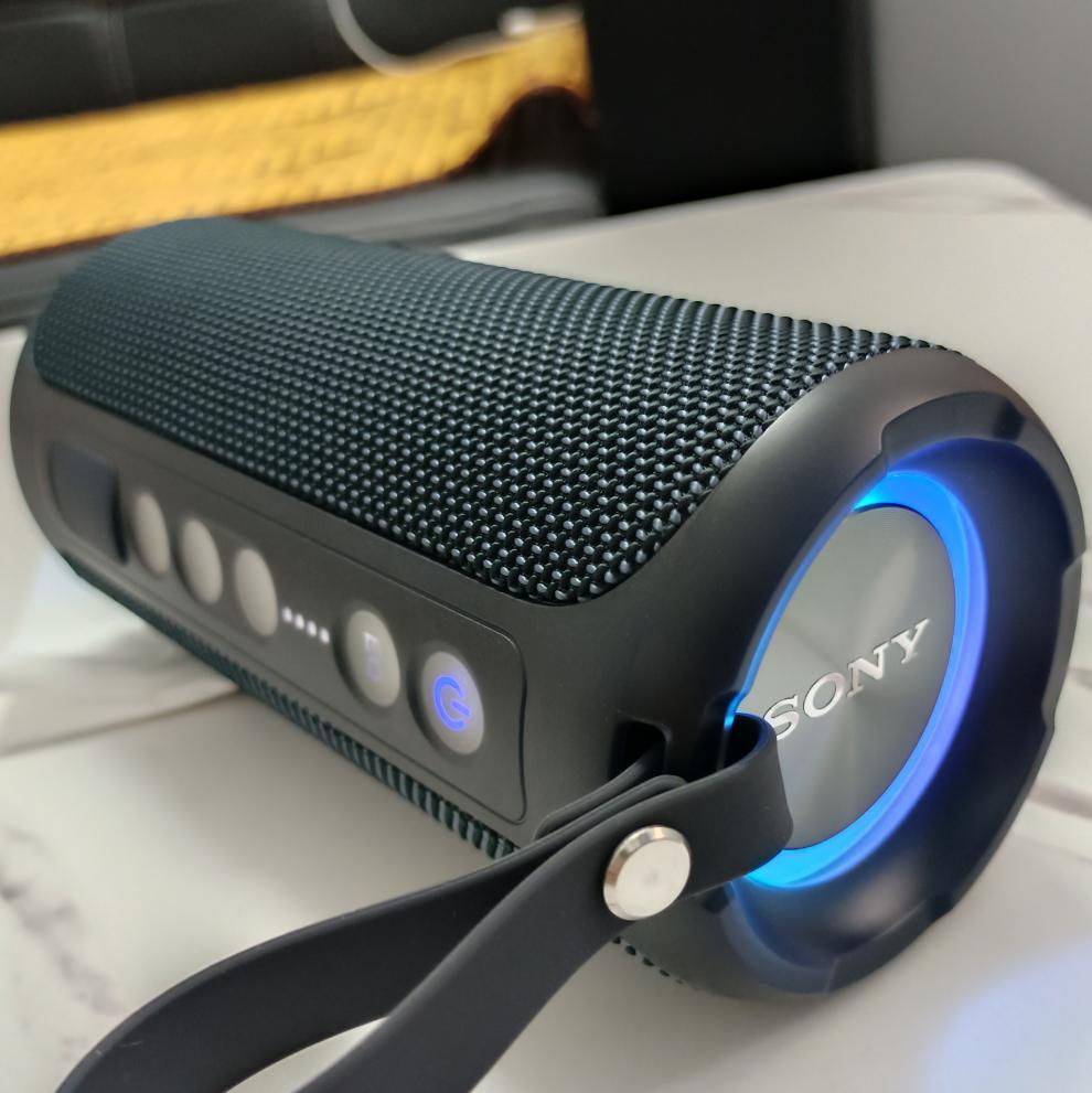 索尼(sony) 无线蓝牙音响喇叭防水重低音插卡便携智能户外立体声电脑