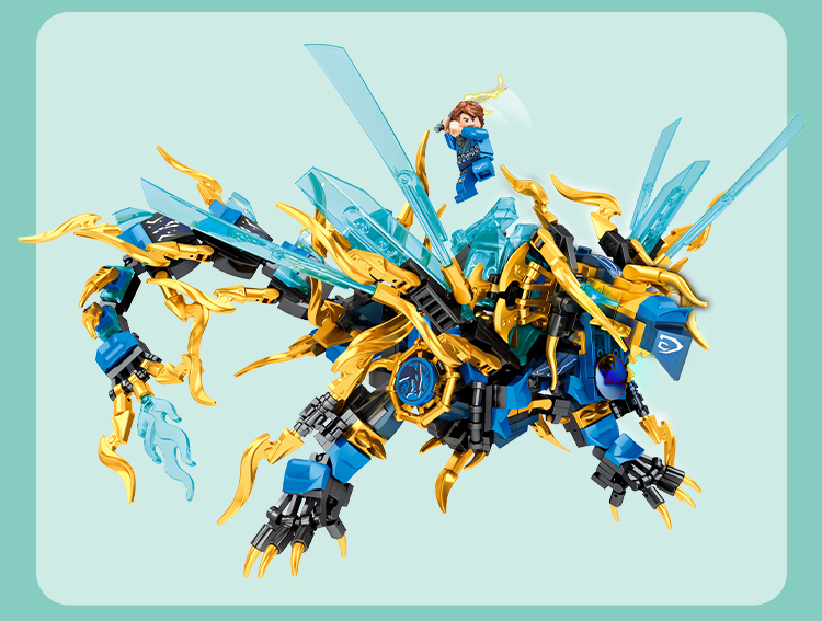乐高(lego)积木幻影忍者积木2022新品人仔飞龙机甲拼装玩具 男孩生日