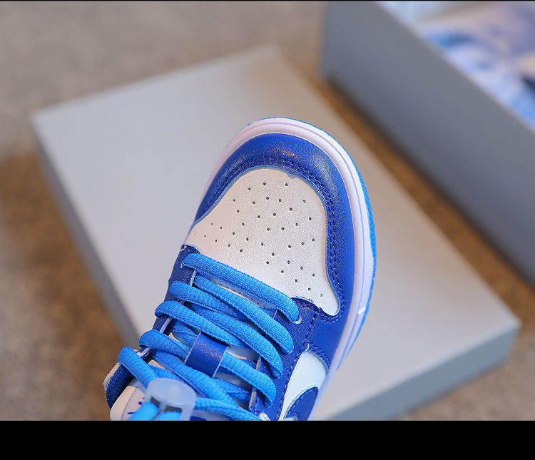 nike耐克aj儿童真皮太空人男童板鞋熊猫鞋女童休闲鞋低帮aj1潮空军