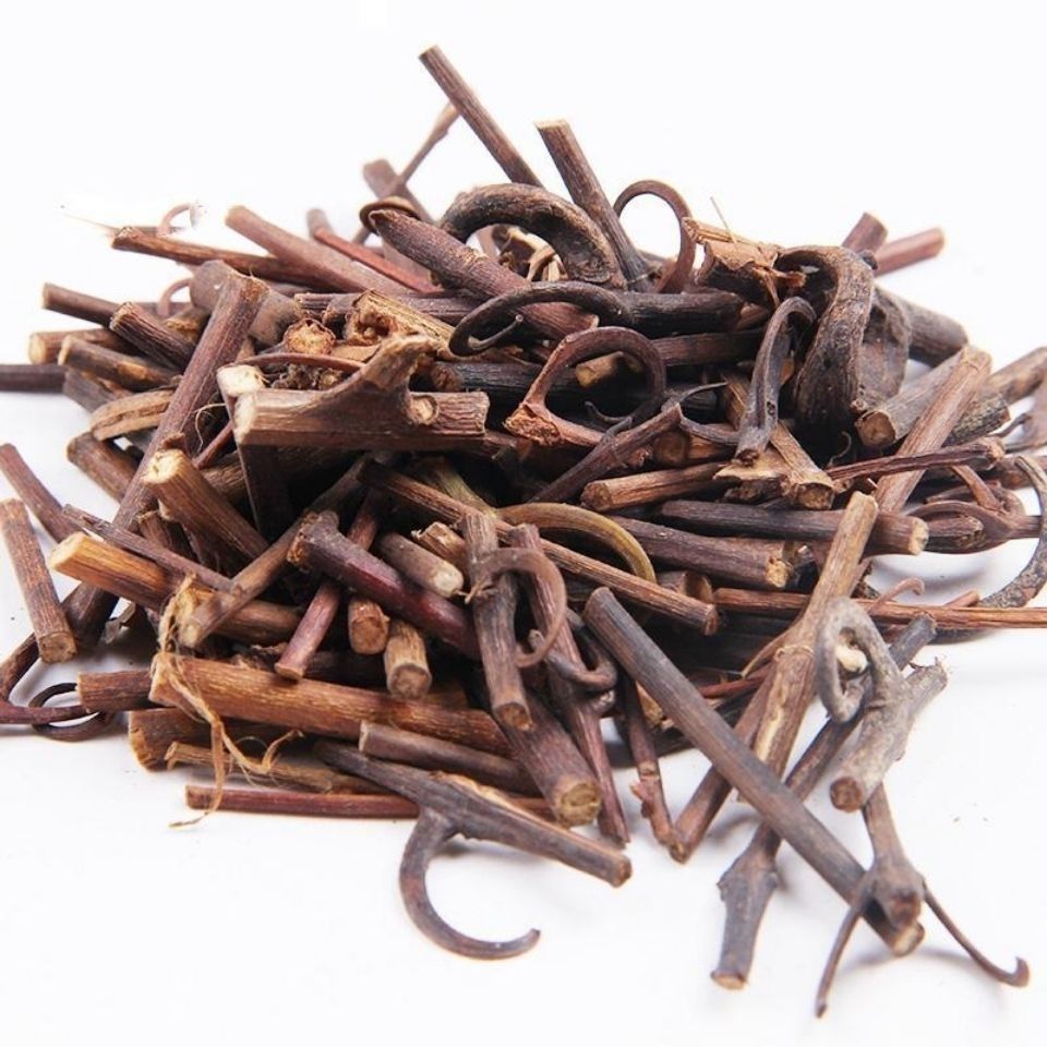 亏本卖啦钩藤茶新货中药材野生钩藤片粉双钩丁根泡脚100克500克伊梵麦
