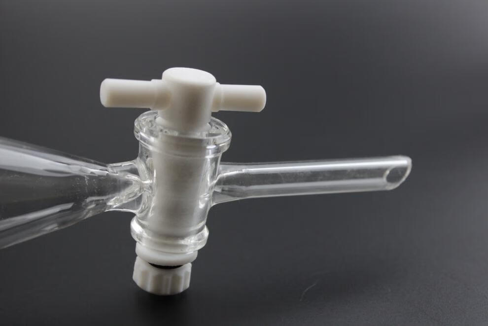 定制 梨型分液漏斗四氟活塞梨形分液漏斗separatory funnel 60ml