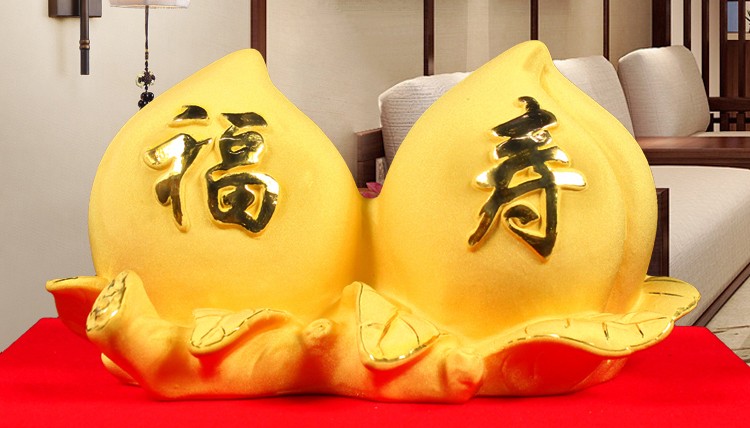 长辈送老人生日礼物实用祝寿礼物大寿辰礼品摆设工艺品 特大号寿桃30