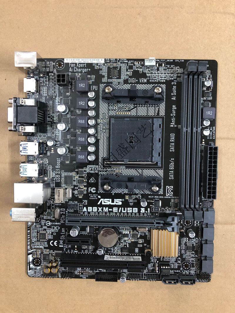 全新/华硕a88xm-a主板 fm2 主板 a68 a78 a88x amd主板ddr3 黄色