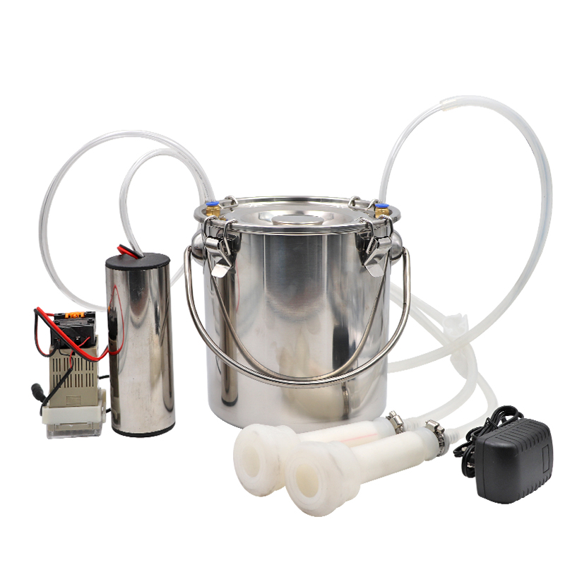 榄茵 牛羊用吸奶器牛羊电动挤奶器奶牛吸奶器羊用移动式挤奶机脉动器