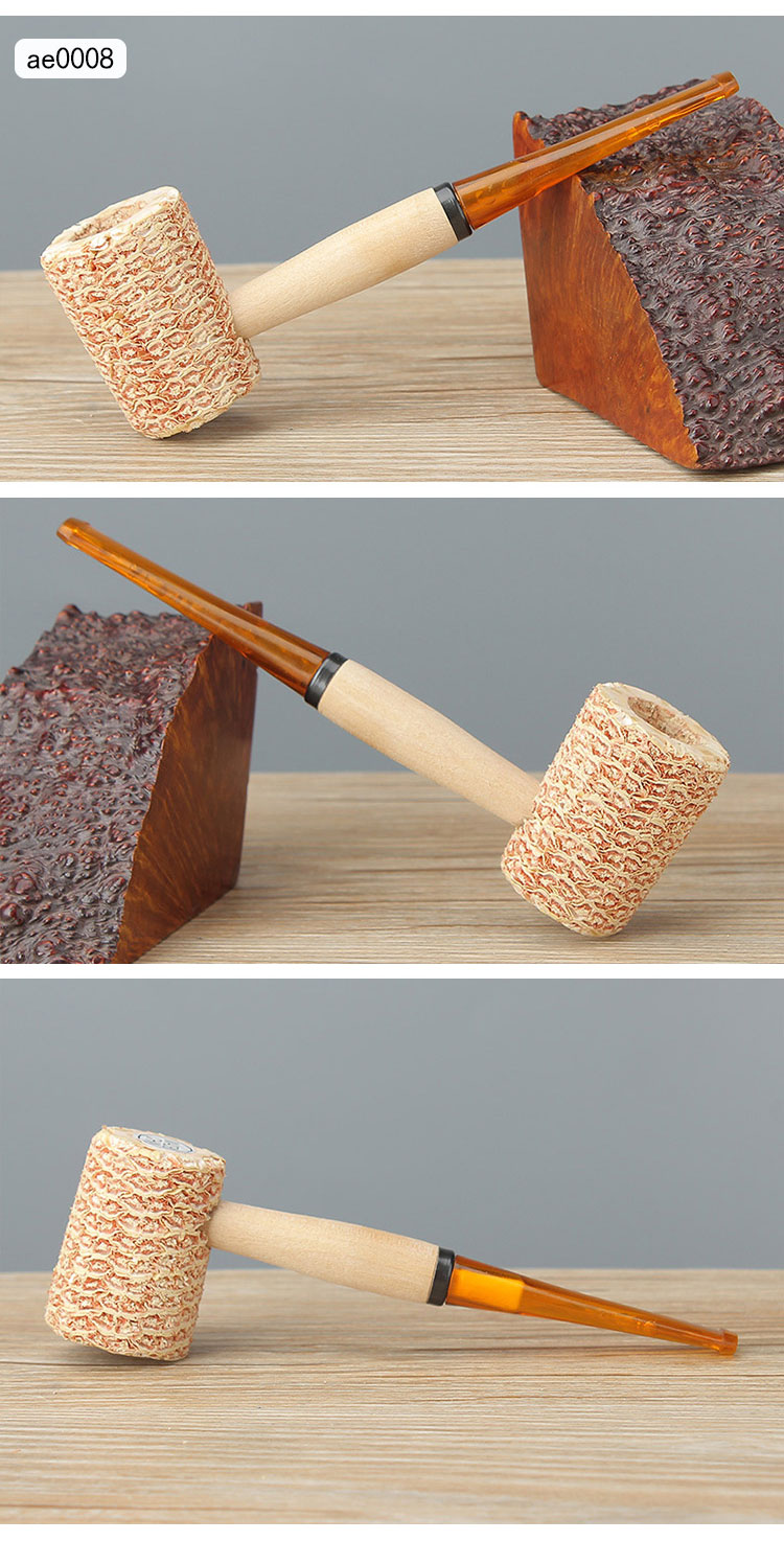 多款一次性玉米斗新手入门大小号玉米烟斗玉米芯烟斗待客斗 ae0009