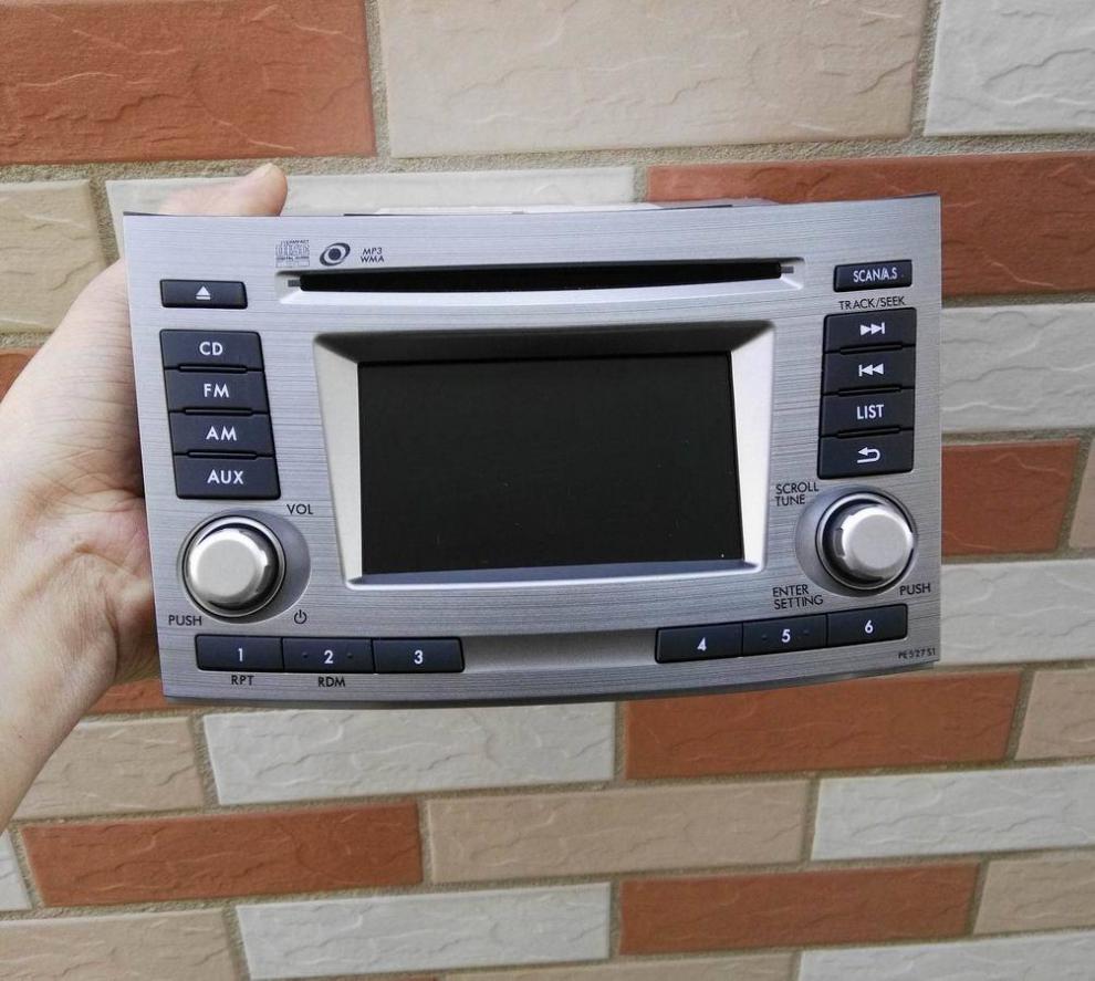 适用于于斯巴鲁11款傲虎cd机 彩屏usbaux车载cd机带倒车er52力狮cd机