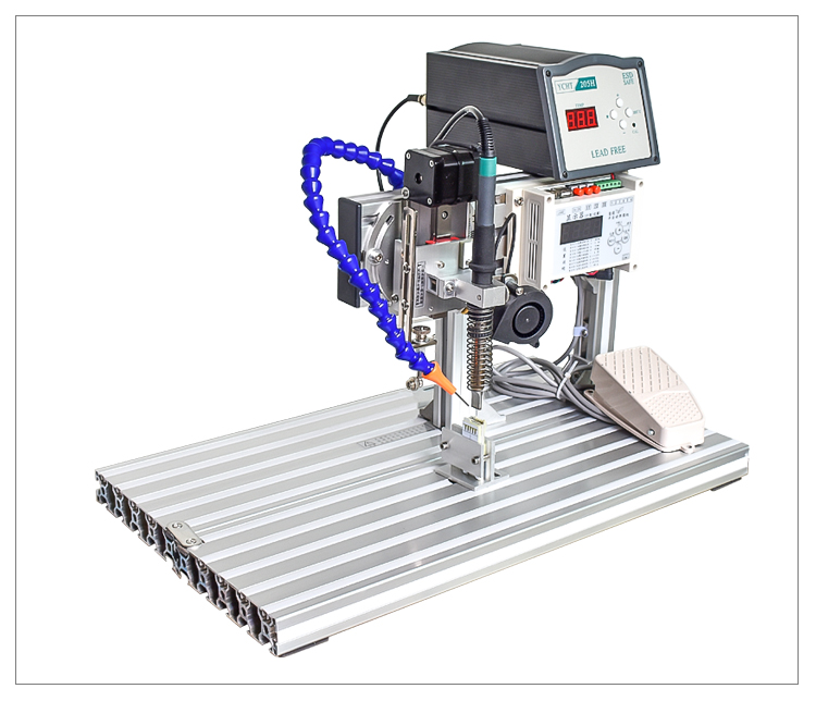 半自动焊锡机脚踏式usb数据线焊接机pcb线路板电线小型焊线机设备
