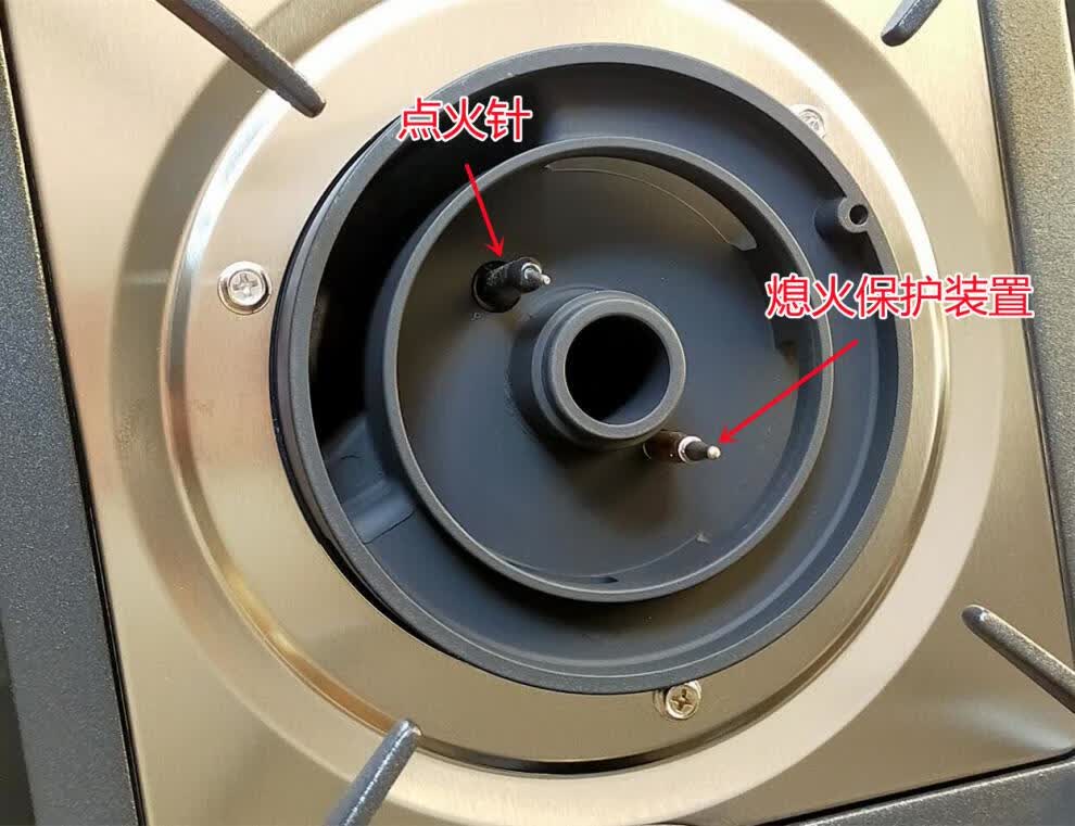 2022新款华润百尊燃气灶5106g全铜炉头带熄火保护台嵌两用天然气燃气