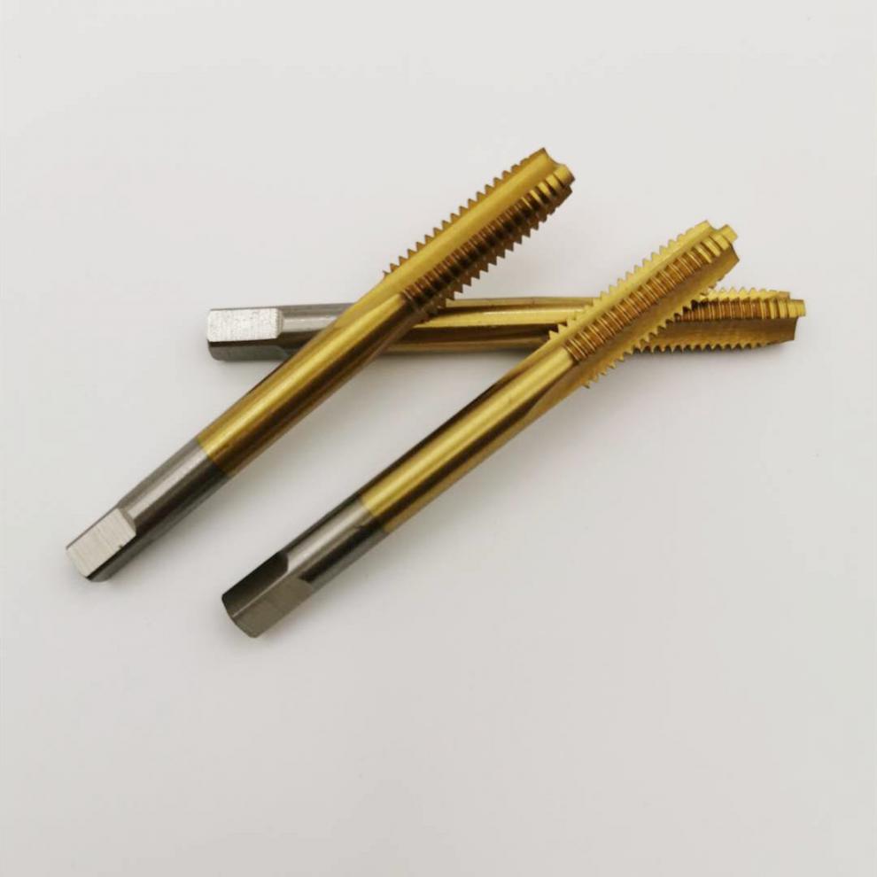 螺旋丝锥先端螺尖丝锥 镀钛丝攻 m35高钴不锈钢专用 含钴直槽机用丝锥