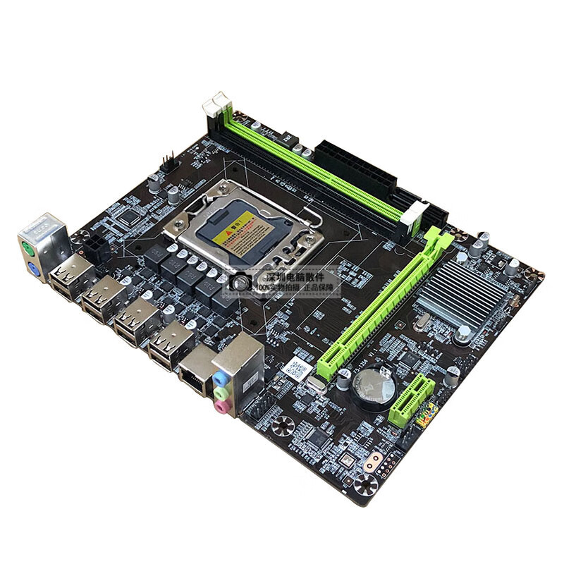 新x79-1356针主板支持服务器ddr3内存e5 2420 2450 2430等cpu 深蓝色