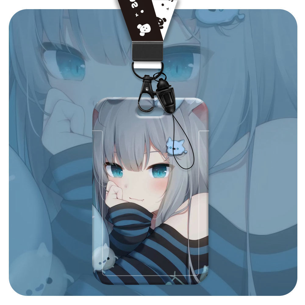 fgacct 猫羽雫卡套公交卡套学生卡套饭卡套厂牌工牌校卡套二次元日漫