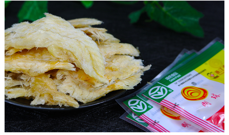 明珠熟鱼片6g20包舟山特产正宗烤鱼片干王即食海鲜网红零食25g10包