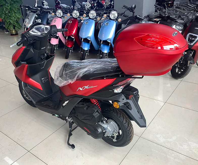 适配五羊本田摩托车nx125水泥灰色尾箱nbx100后备箱原装睿御110置物箱