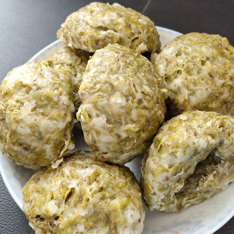 500g新鲜榆钱窝窝头现做手工早餐馒头榆钱儿代餐野菜团面食20个装2000
